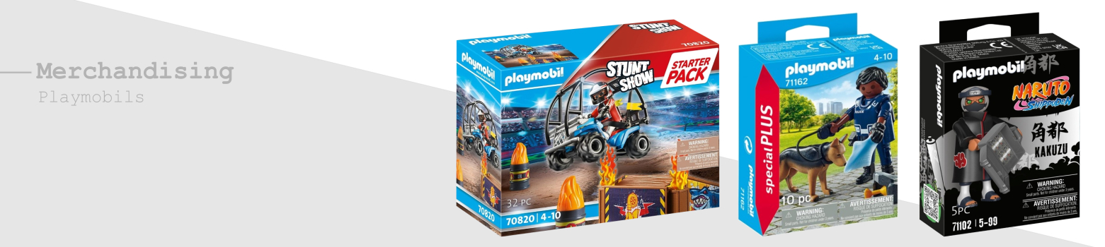 Merchandising Sección Playmobils